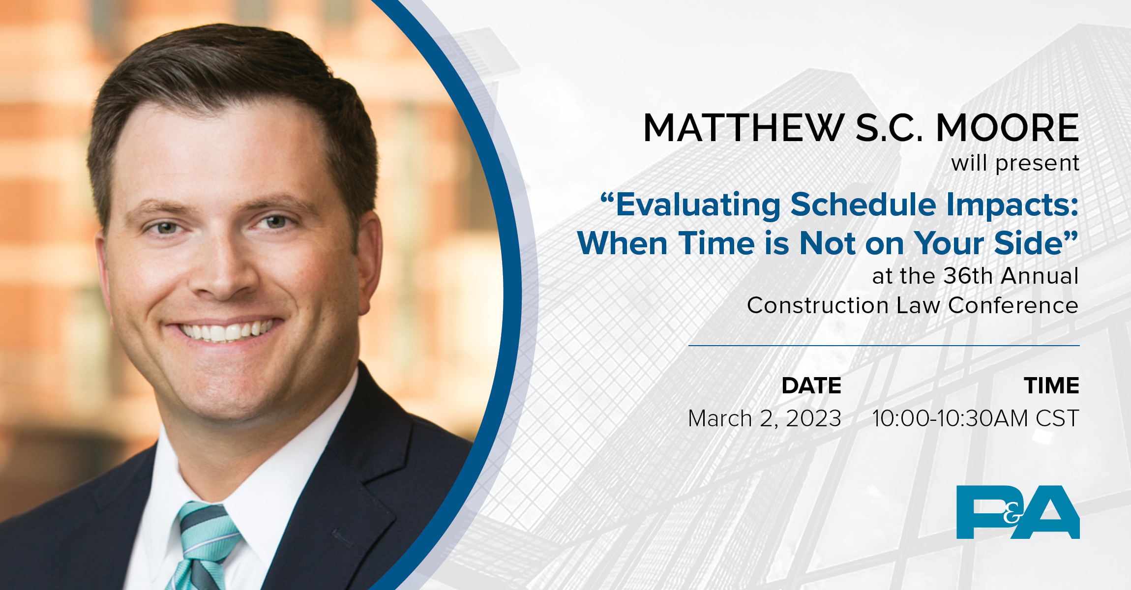 Construction Law Conference Evaluating Schedule Impacts P&A